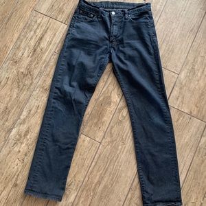Levi's Dark Wash Blue Skinny High Rise Black Label Jeans size 29 x 29